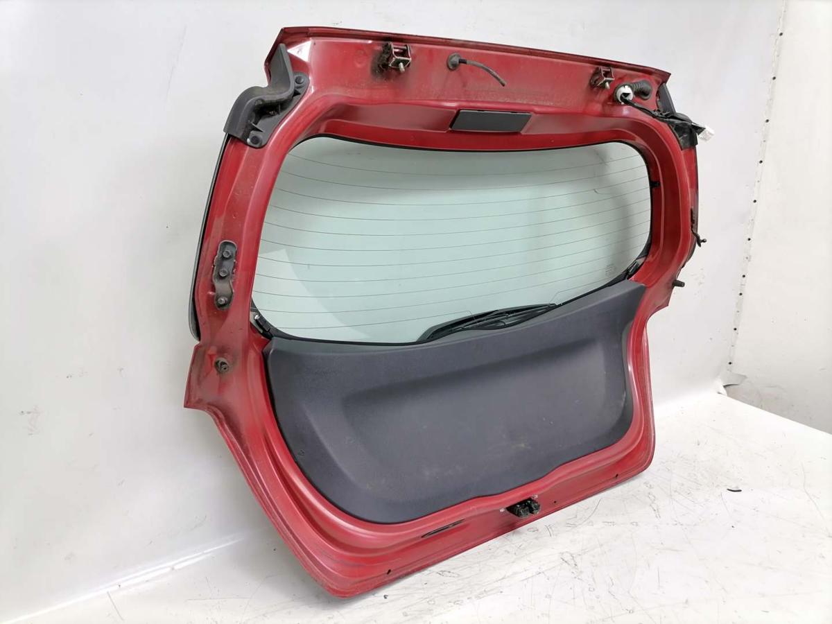 Toyota Yaris XP13 original Heckklappe mit Scheibe 3N8 RED PEARL BJ14